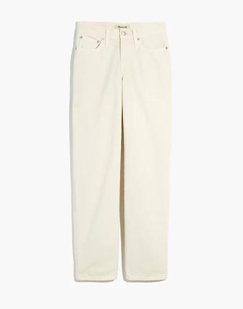 Madewell x Donni Low-Rise Loose Jeans in Antique Cream商品第5张图片规格展示
