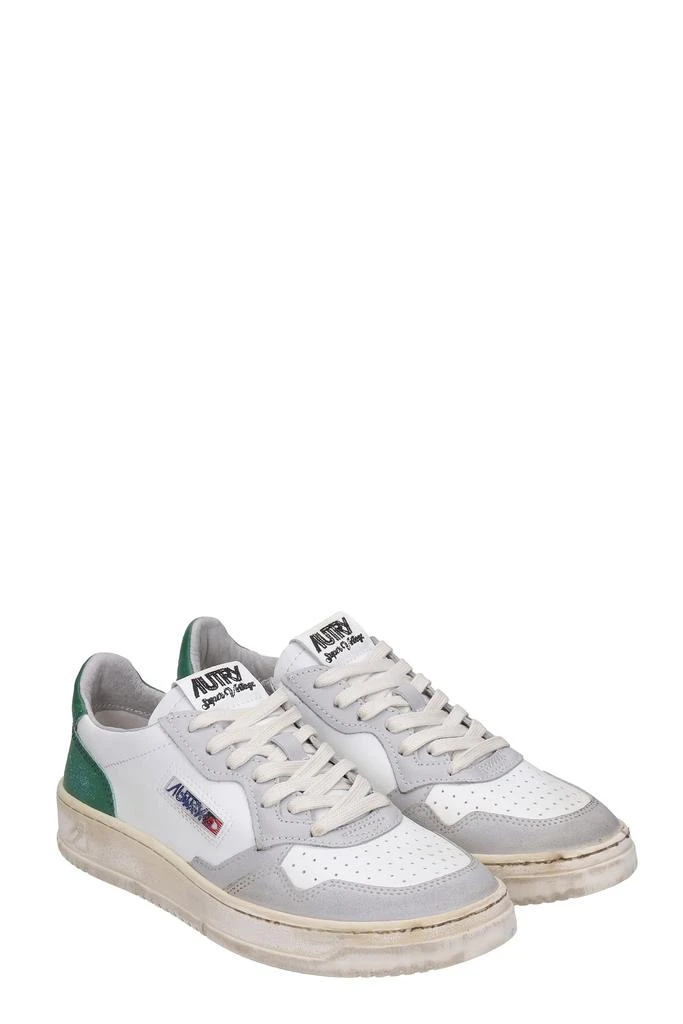 商品Autry|Autry Sup Vintage Sneakers In White Leather,价格¥1380,第2张图片详细描述