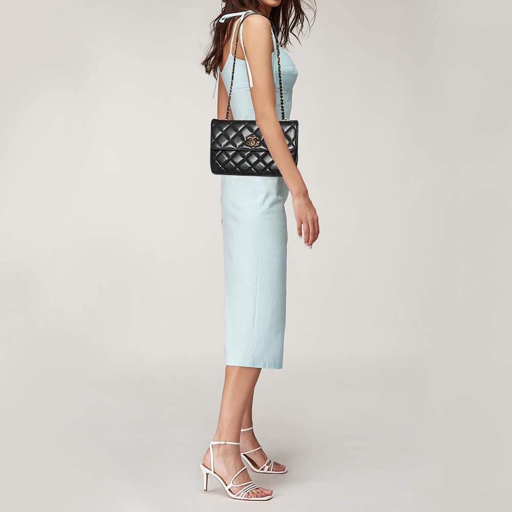 商品[二手商品] Chanel|Chanel Black Quilted Leather Trendy CC Flap Bag,价格¥23067,第4张图片详细描述