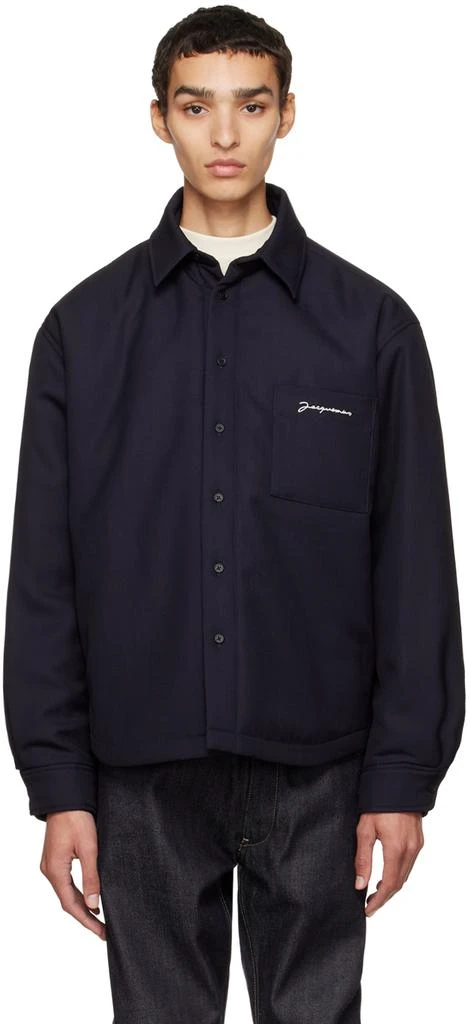 商品Jacquemus|Navy Le Papier 'La Chemise Boulanger' Shirt,价格¥2983,第1张图片