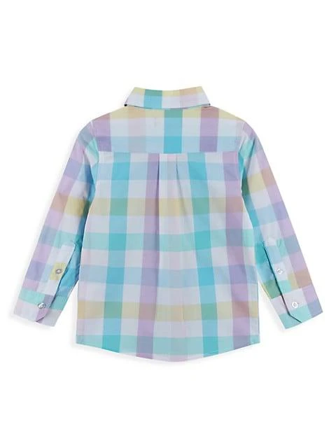 商品Andy & Evan|Little Boy's Plaid Button-Up Shirt,价格¥183,第3张图片详细描述