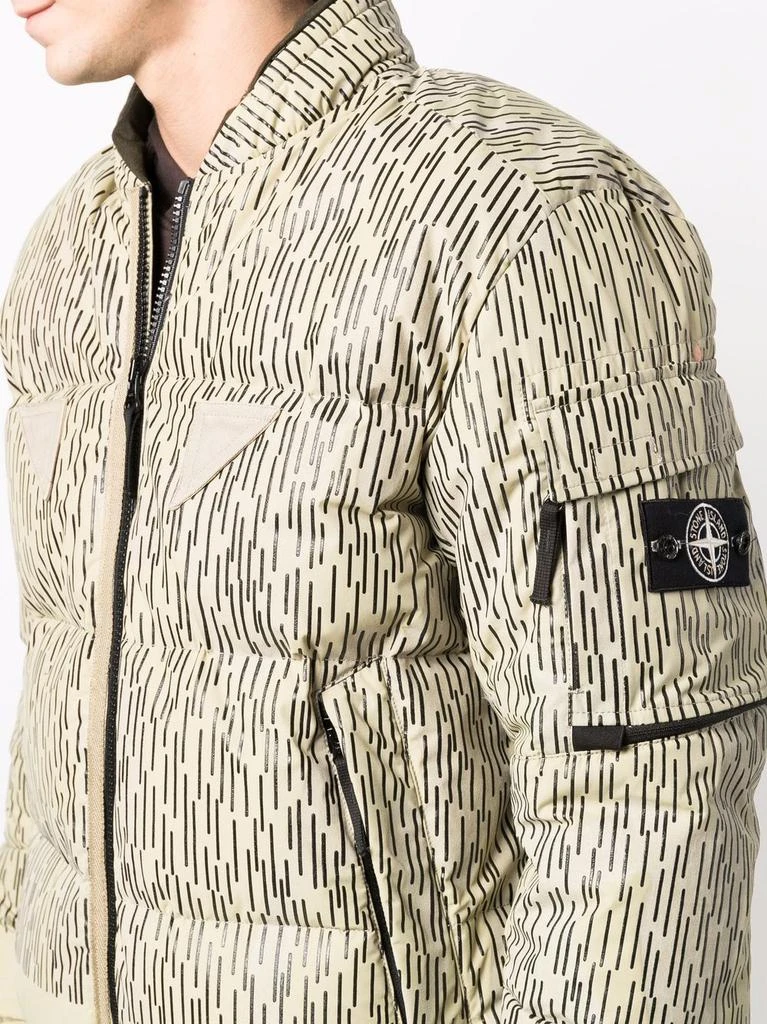 商品Stone Island|STONE ISLAND - Reflective Down Bomber Jacket,价格¥11856,第3张图片详细描述