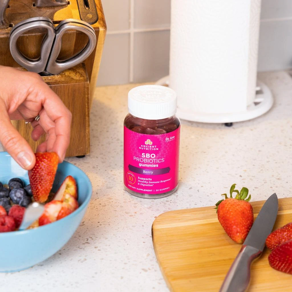 商品Ancient Nutrition|SBO Probiotics Summer ’23 Insert | Gummies Berry (60 Gummies),价格¥214,第3张图片详细描述