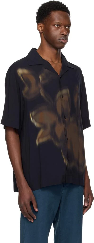 商品Hugo Boss|Black Floral Printed Camp Shirt,价格¥1212,第2张图片详细描述