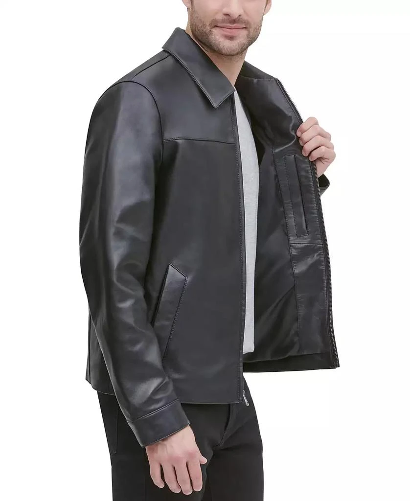 商品Cole Haan|Men's Leather Jacket, Created for Macy's,价格¥1779,第4张图片详细描述