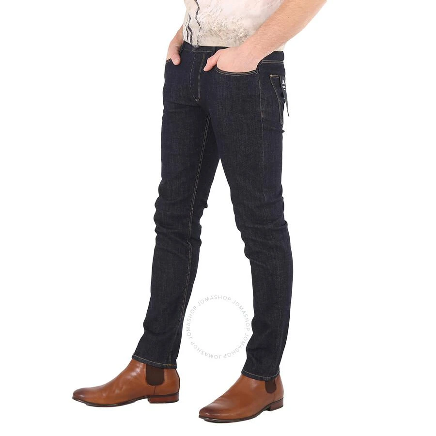 商品Emporio Armani|Men's Confort Denim Monogram Embroidered Pocket J06 Slim-Fit Jeans,价格¥774,第2张图片详细描述