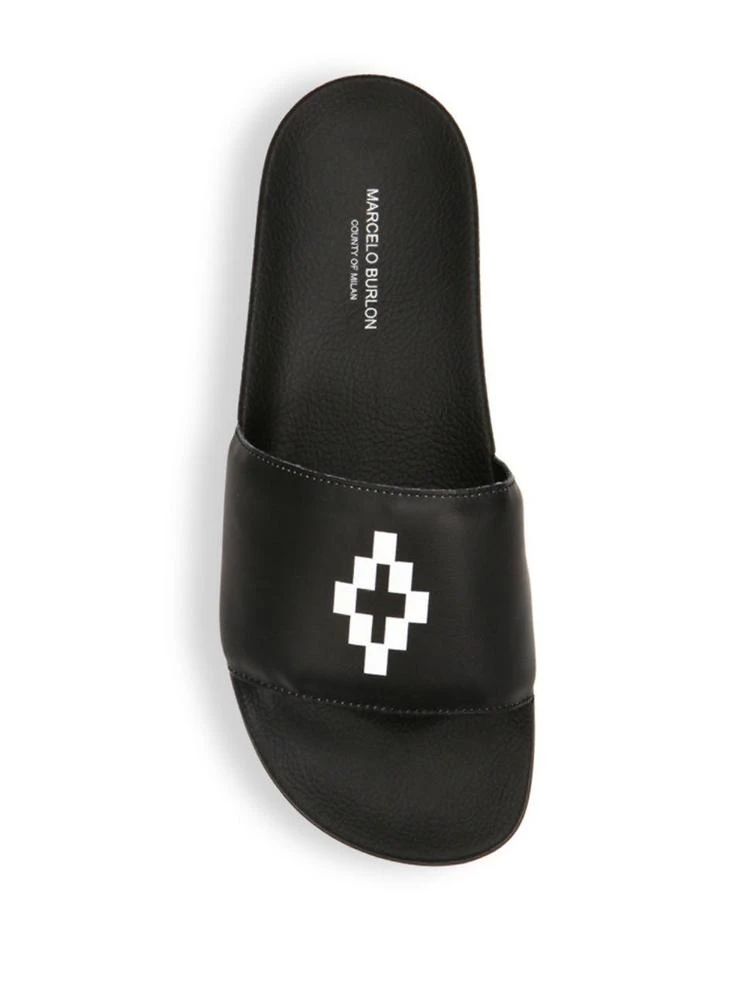 商品Marcelo Burlon|Giulia Pool Slides,价格¥675,第4张图片详细描述