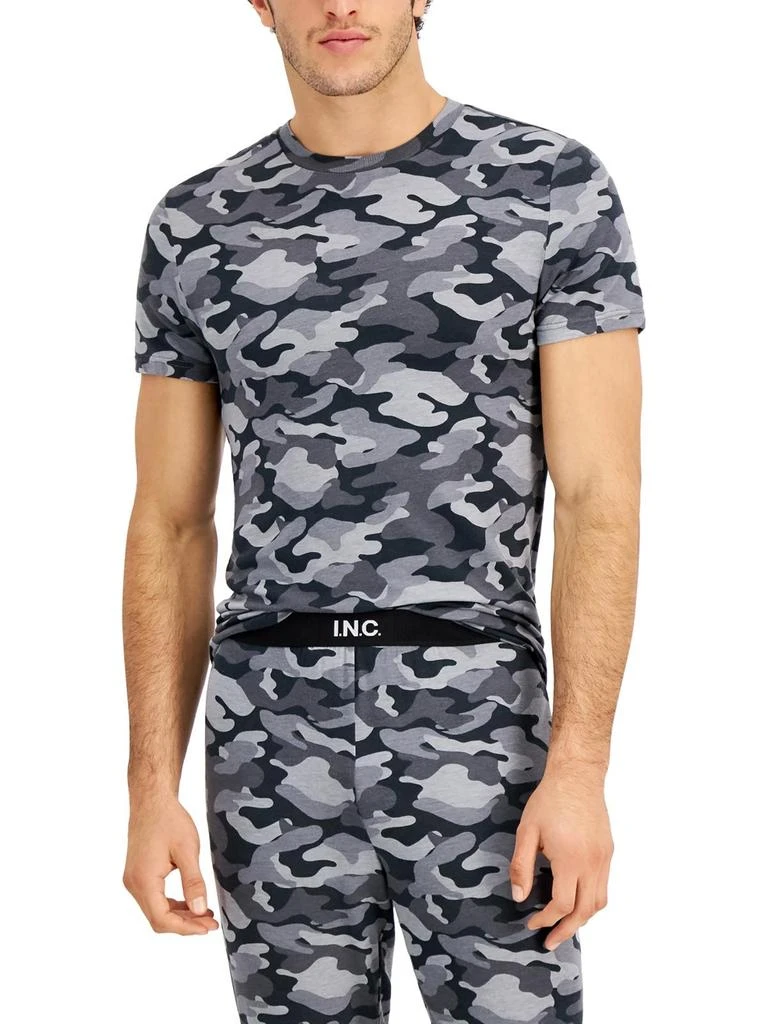 商品INC International|Mens Knit Camo Print Pajama Top,价格¥136,第1张图片