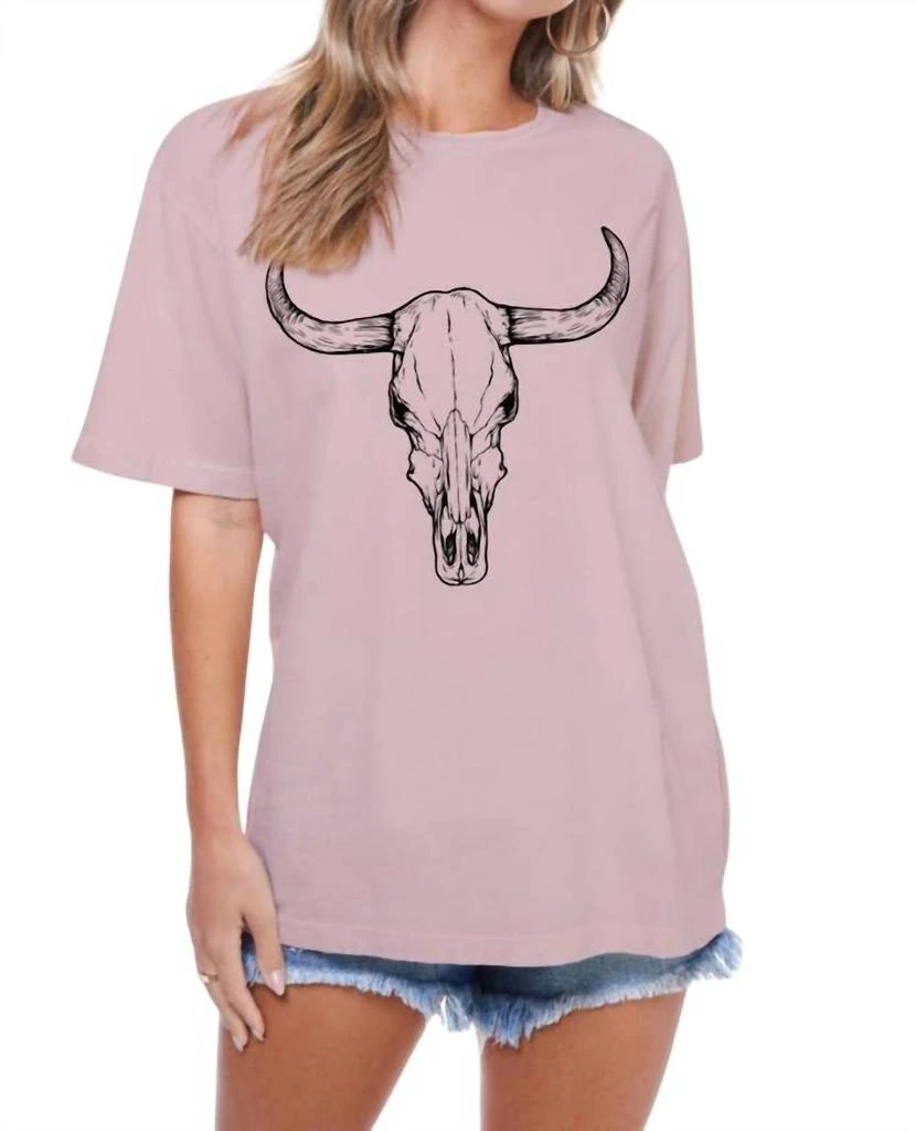 商品Zutter|Zutter - Longhorn Graphic Tee Top,价格¥354,第1张图片