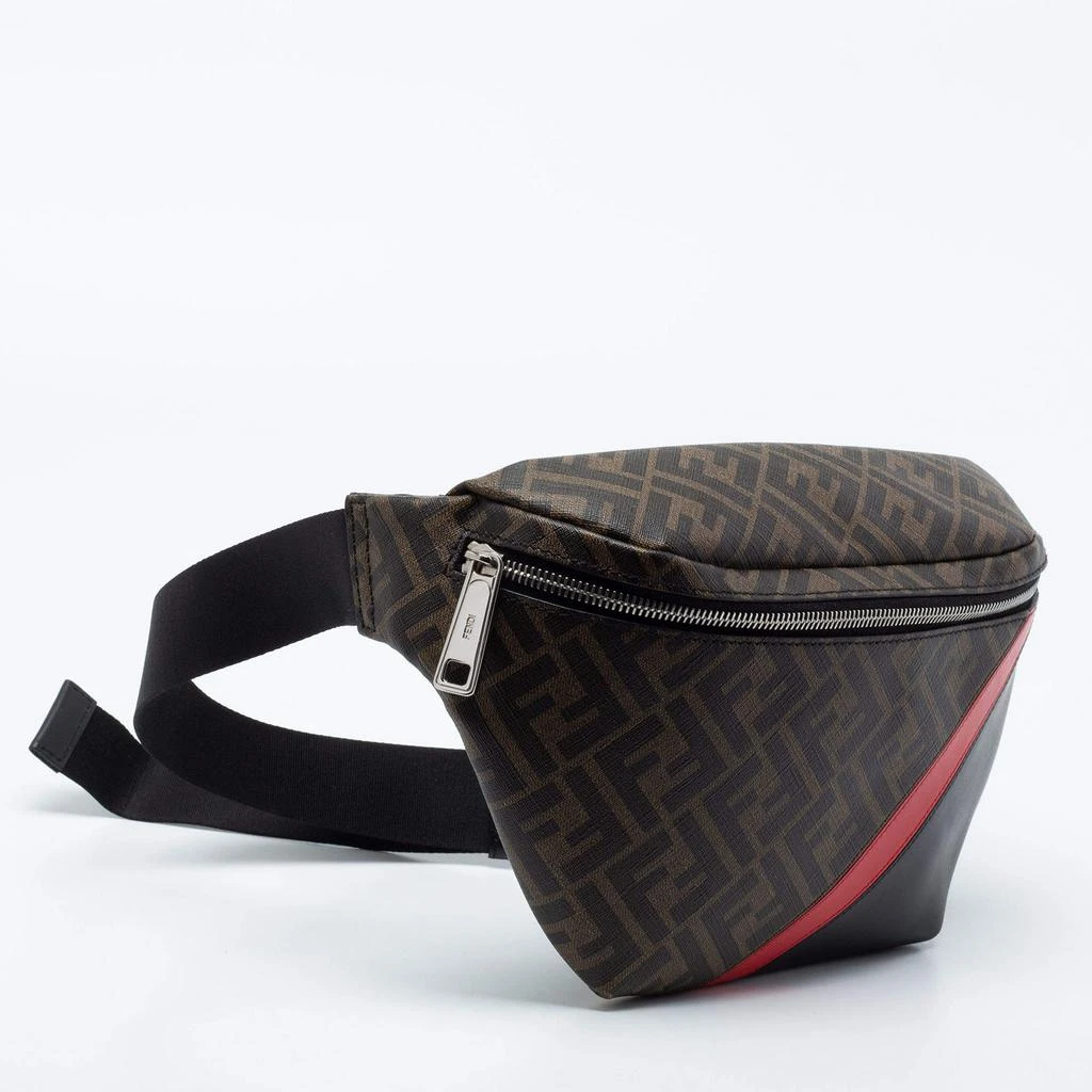 商品[二手商品] Fendi|Fendi Multicolor Zucca Coated Canvas And Leather FF Motif Belt Bag,价格¥5165,第3张图片详细描述