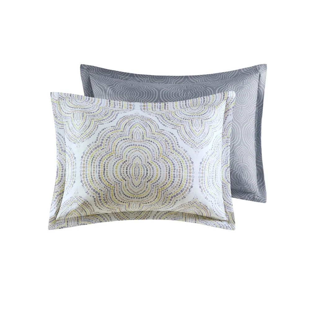 CLOSEOUT! Domino Medallion 8 Piece Reversible Comforter Set 商品