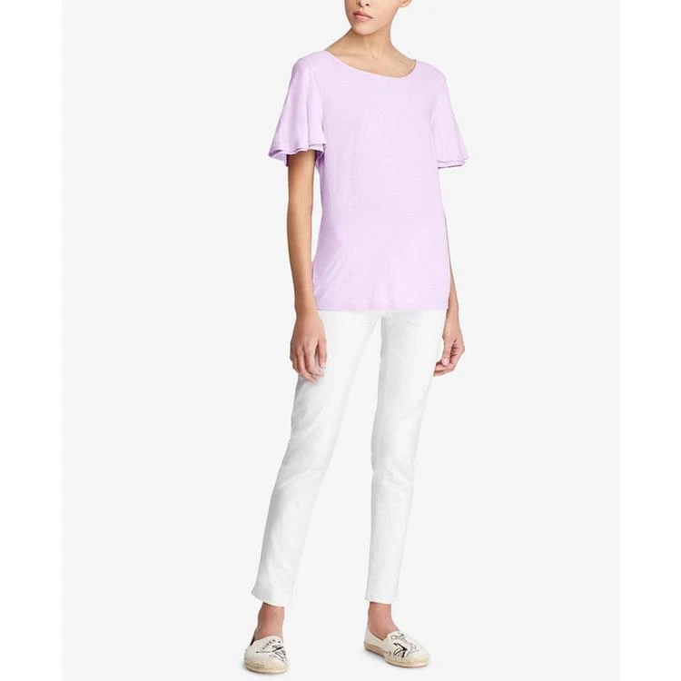 商品Ralph Lauren|Contrast-Trim T-Shirt,价格¥266,第3张图片详细描述