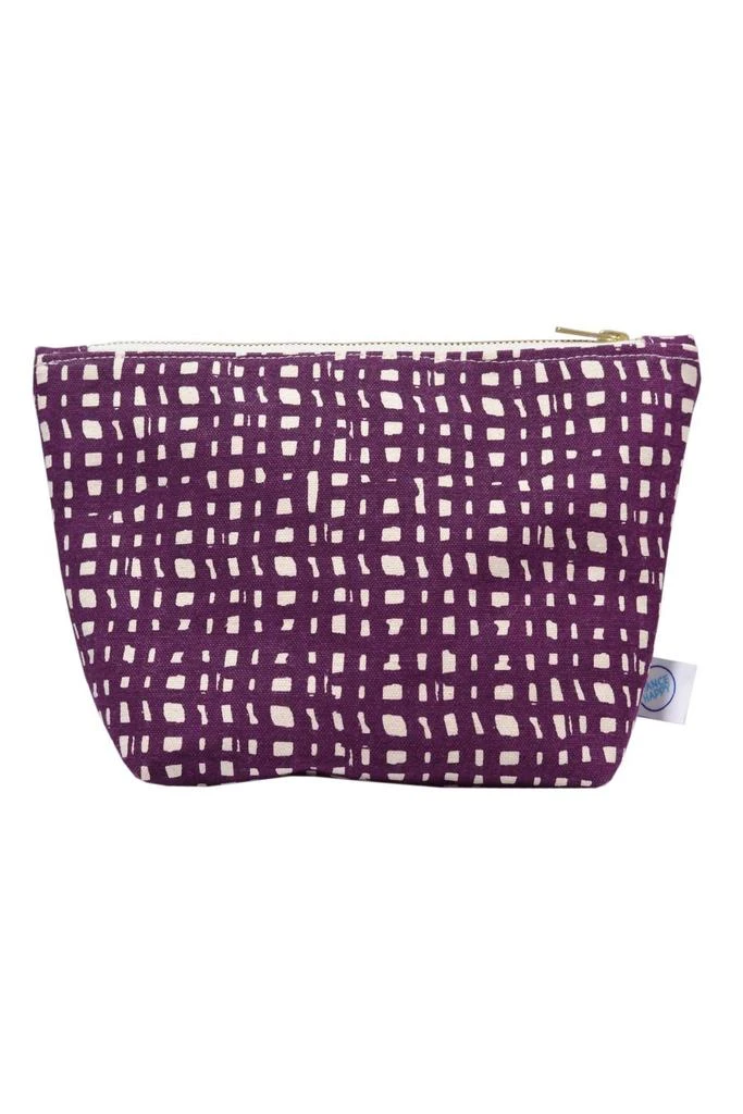 商品Dance Happy Designs|Women's Ivy Cosmetic Bag In Italian Plum,价格¥274,第1张图片