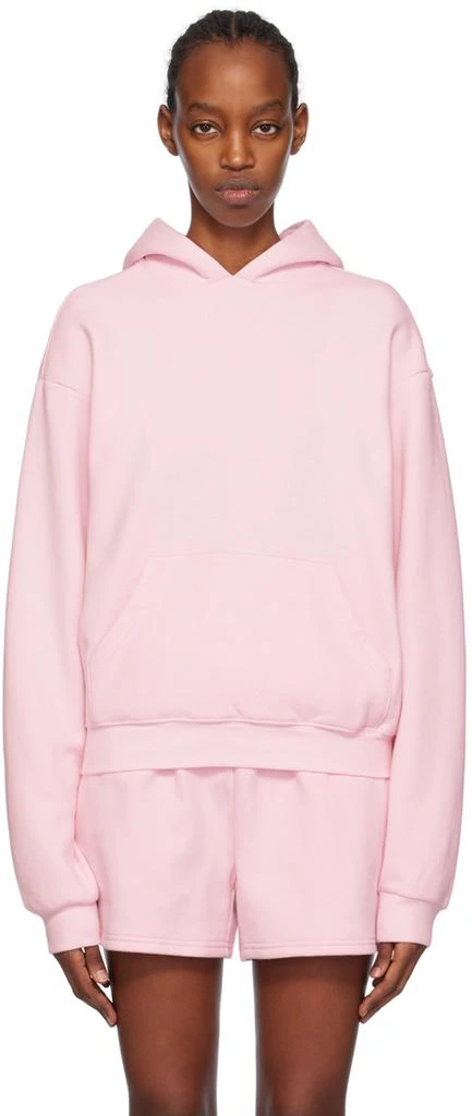 商品SKIMS|Pink Cotton Fleece Classic Hoodie,价格¥571,第1张图片