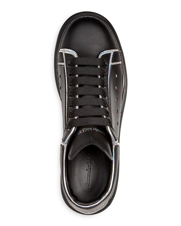 商品Alexander McQueen|Men's Oversized Contrast Overlay Low Top Sneakers,价格¥2972,第2张图片详细描述