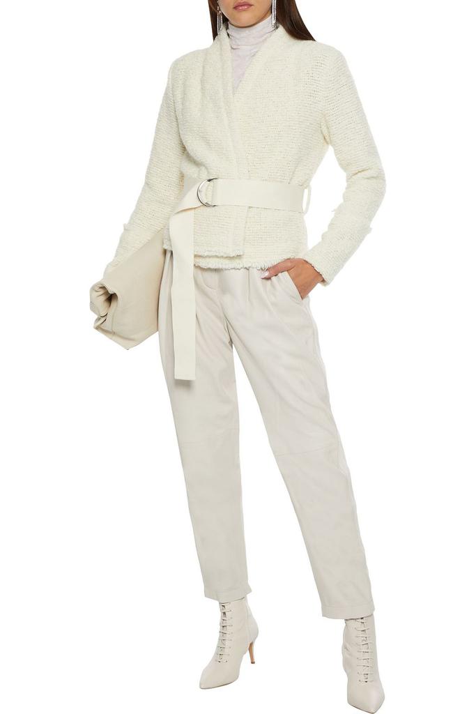 Vipeana belted boucle-knit wrap jacket商品第2张图片规格展示