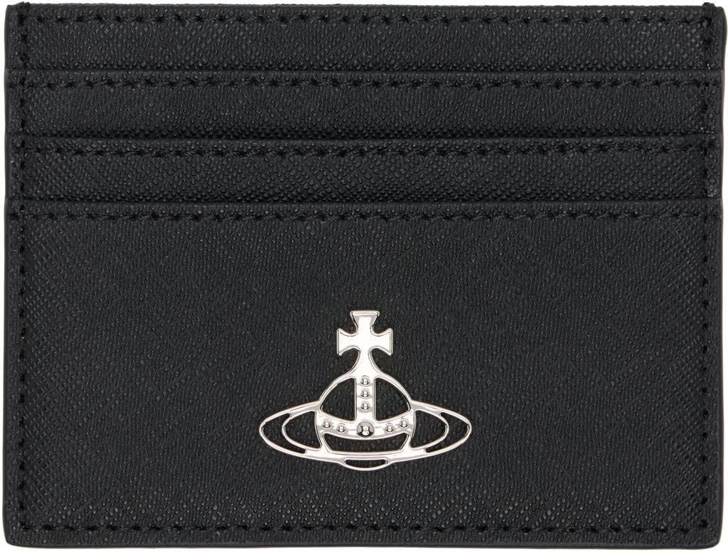 Porte-cartes plat noir image 2