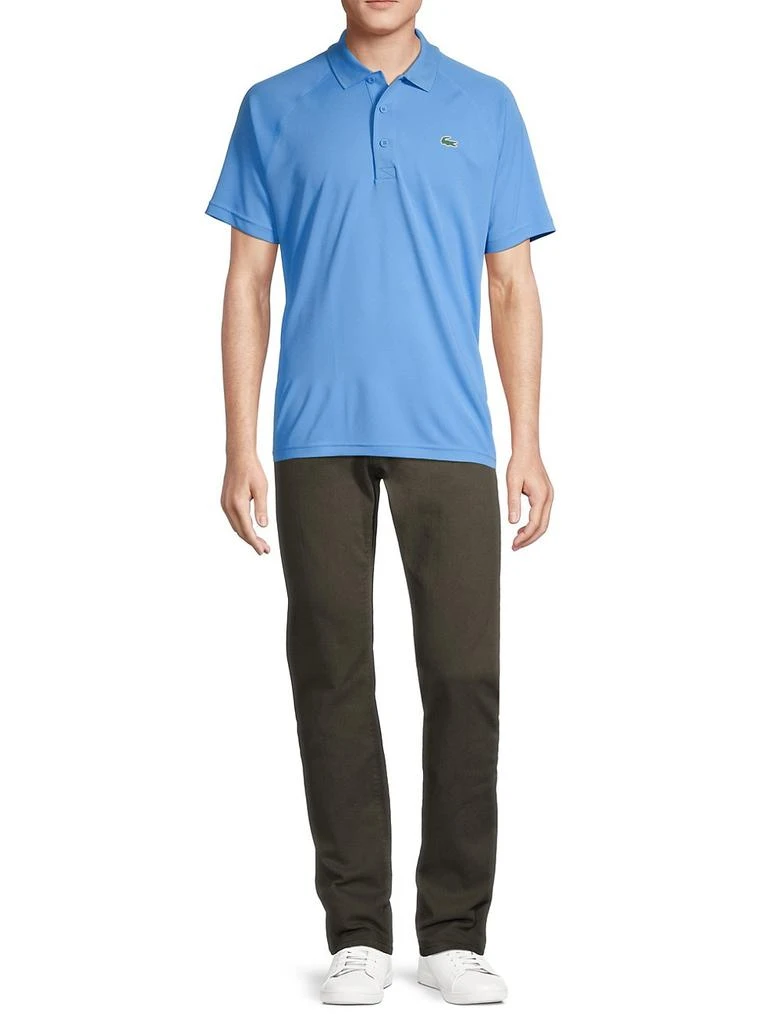商品Lacoste|Short-Sleeve Polyester Polo Shirt,价格¥517,第2张图片详细描述