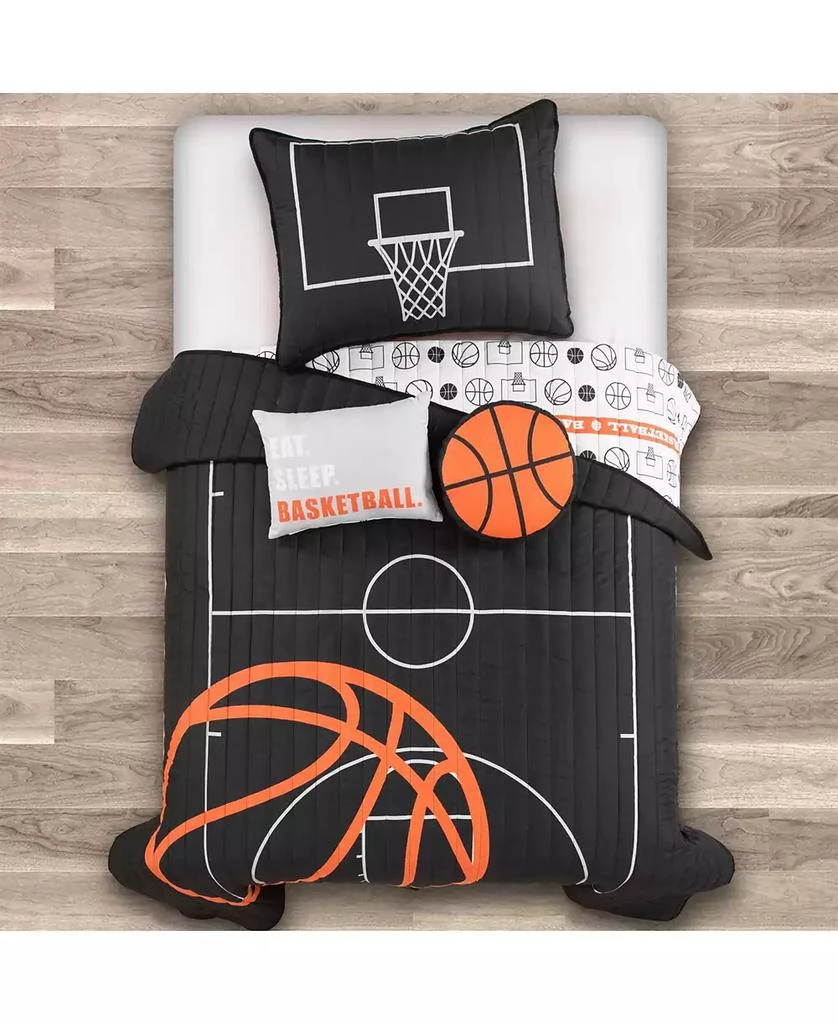 商品Macy's|Kids Basketball Game 4-Pc. Quilt Set,价格¥1022,第4张图片详细描述