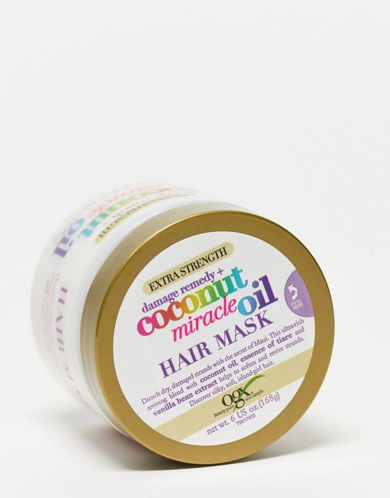 商品OGX|OGX Damage Remedy+ Coconut Miracle Oil Hair Mask 168g,价格¥66,第3张图片详细描述