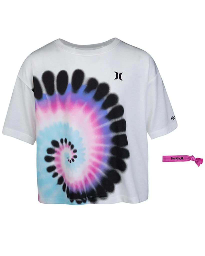 商品Hurley|Hurley Boxy Spiral T-Shirt with Hair Tie,价格¥47,第1张图片