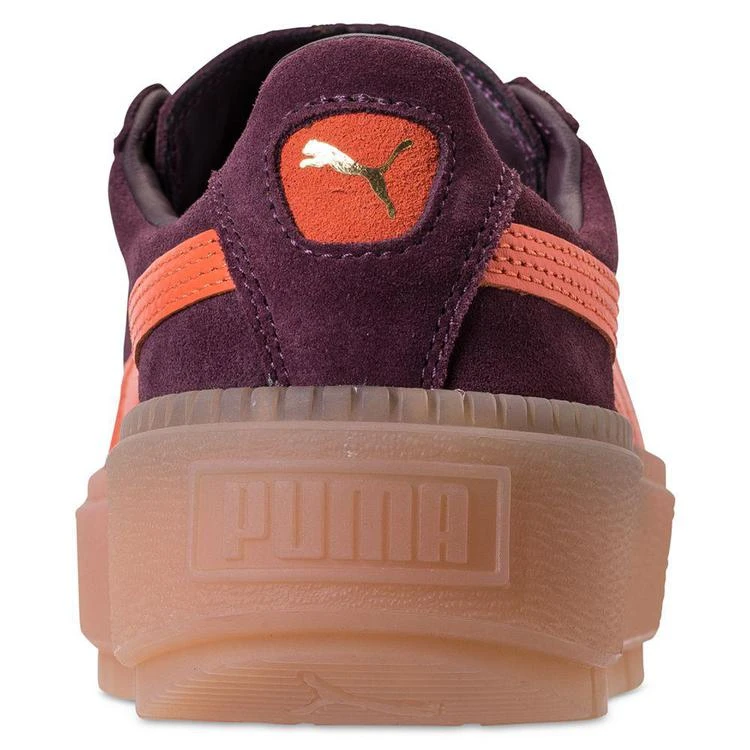 商品Puma|Women's Suede Platform Rugged Casual Sneakers from Finish Line,价格¥333,第5张图片详细描述