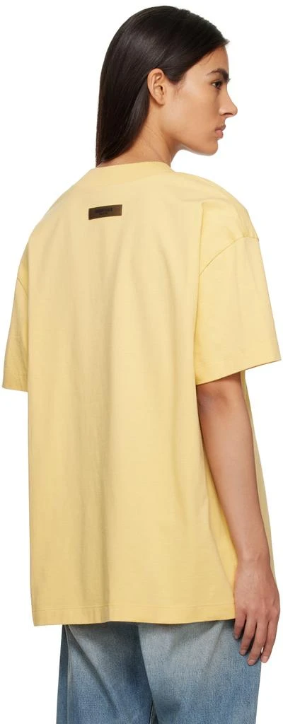 商品Essentials|Yellow Crewneck T-Shirt,价格¥199,第3张图片详细描述