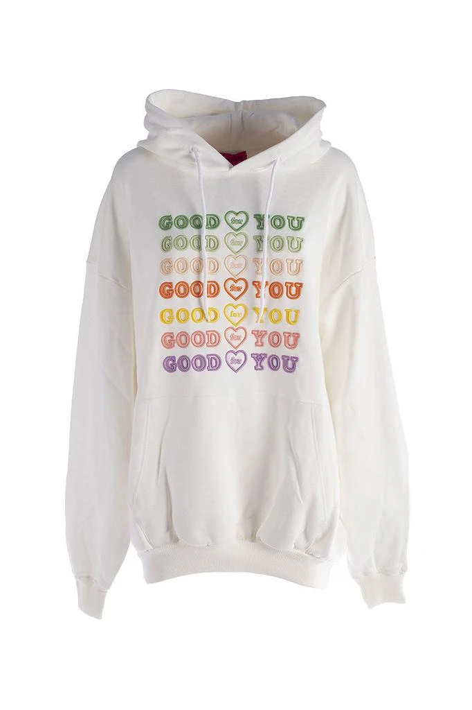 商品IRENEISGOOD|Ireneisgood Women's White Cotton Sweatshirt,价格¥1859,第1张图片