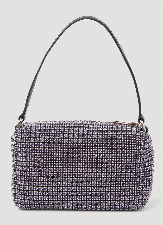 商品Alexander Wang|Heiress Medium Pouch Shoulder Bag in Lavender,价格¥6060,第3张图片详细描述