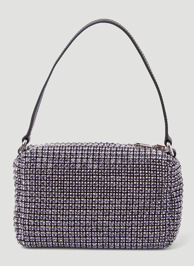 商品Alexander Wang|Heiress Medium Pouch Shoulder Bag in Lavender,价格¥5048,第5张图片详细描述