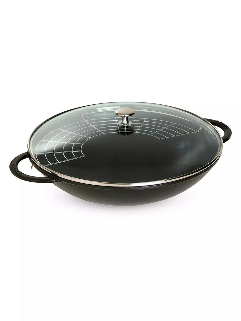 商品Staub|Cast Iron 6-Quart Wok,价格¥2773,第1张图片