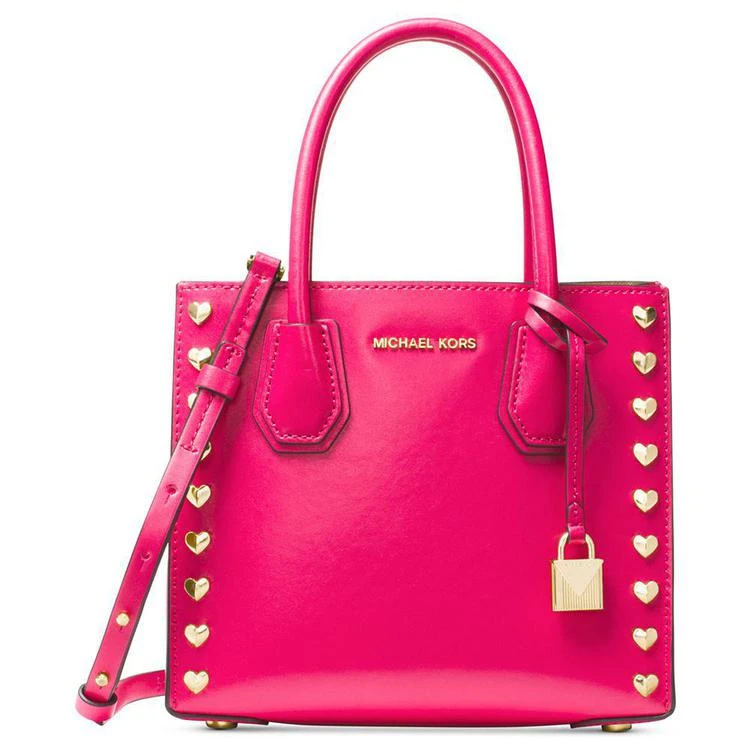 商品Michael Kors|Mercer 心形铆钉中号皮质手提包,价格¥1146,第1张图片