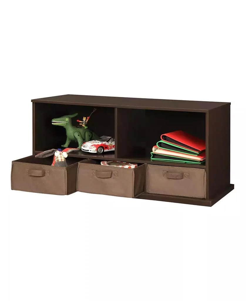 Stackable Shelf Storage Cubby With Three Baskets 商品
