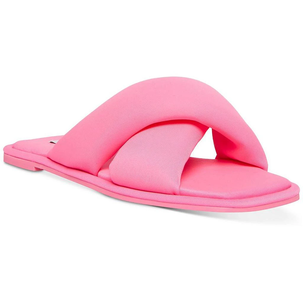 商品Steve Madden|Steve Madden Womens Dixie Slip-On Square Toe Slide Sandals,价格¥56,第1张图片