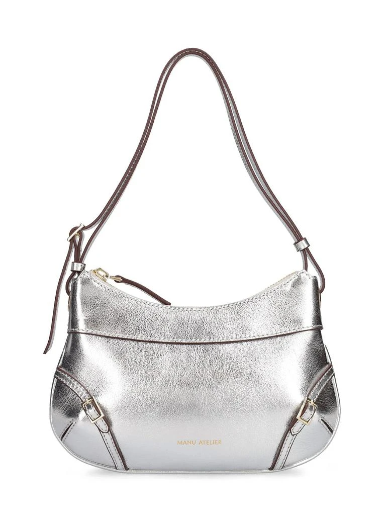 商品Manu Atelier|Hera Metallic Leather Shoulder Bag,价格¥1697,第1张图片