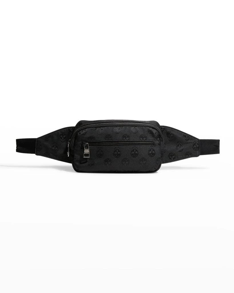 商品Alexander McQueen|Men's Bumbag Tonal Skull Belt Bag,价格¥5595,第1张图片