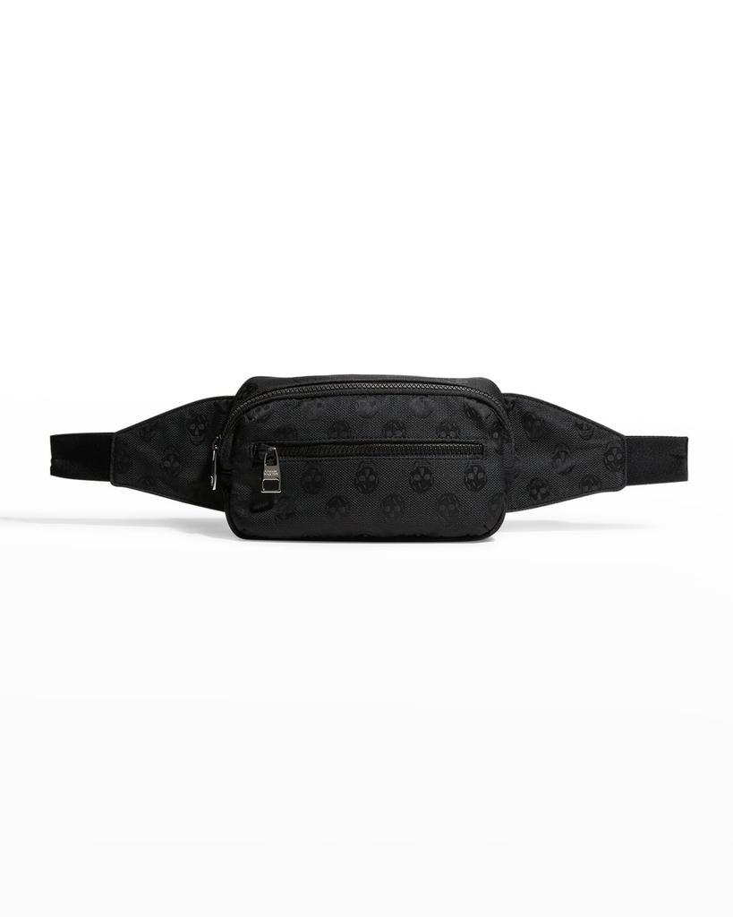 商品Alexander McQueen|Men's Bumbag Tonal Skull Belt Bag,价格¥5341,第1张图片