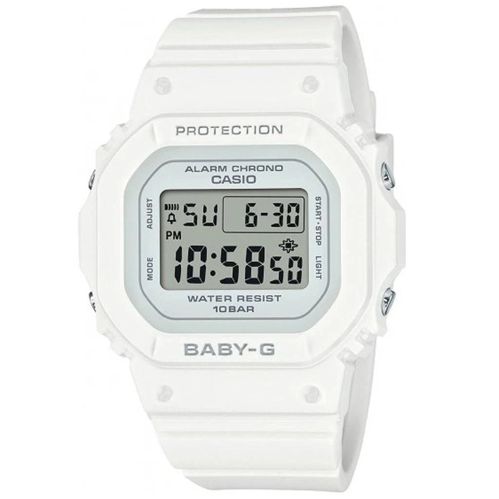 商品Casio|Casio Women's Baby-G White Dial Watch,价格¥619,第1张图片