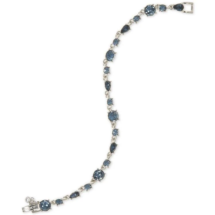 商品Givenchy|Silver-Tone Blue Stone Flex Bracelet,价格¥326,第1张图片