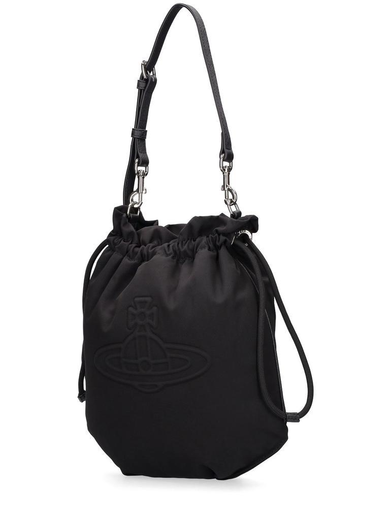 商品Vivienne Westwood|Re-nylon Drawstring Top Handle Bag,价格¥3172,第4张图片详细描述