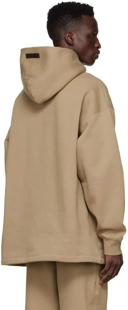 商品Essentials|Tan Cotton Hoodie,价格¥718,第3张图片详细描述