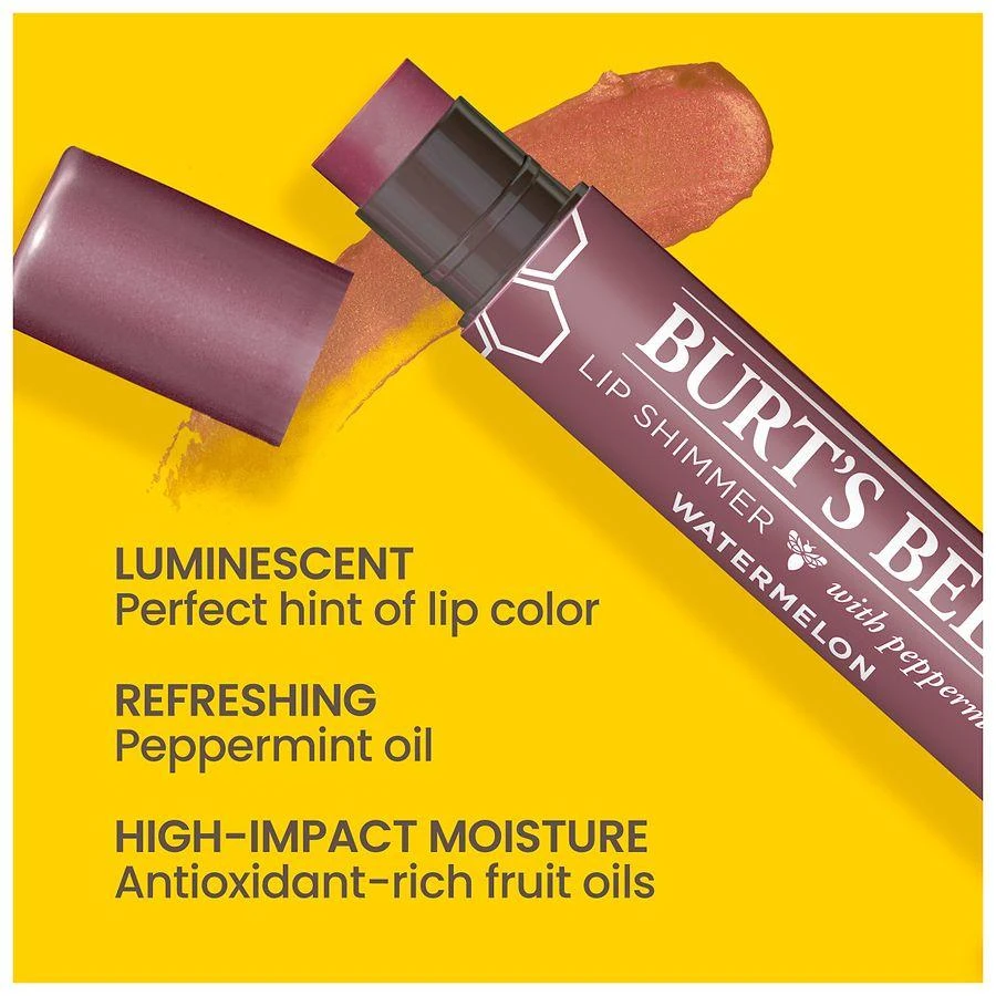 商品Burt's Bees|Lip Shimmer Watermelon,价格¥41,第5张图片详细描述