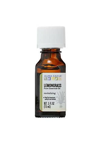 商品Aura Cacia|Cacia Pure Essential Oil Lemongrass   0.5 Fl Oz,价格¥136,第1张图片