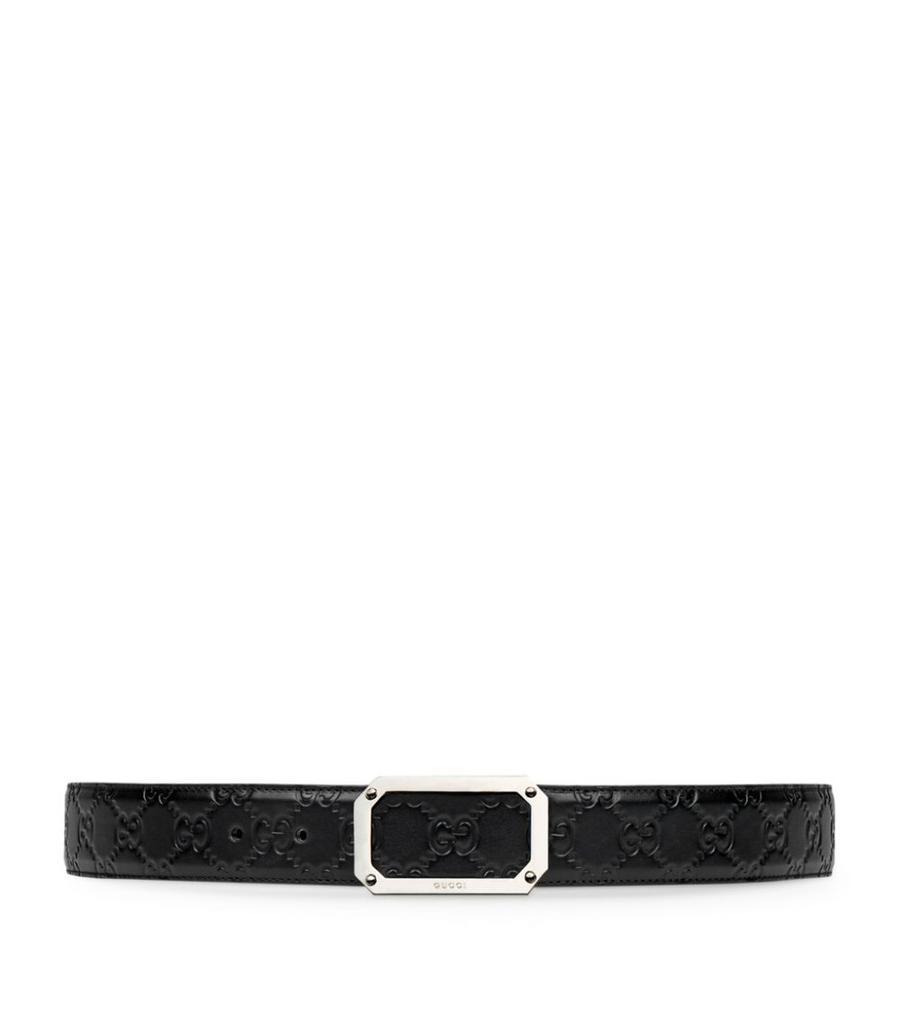 商品Gucci|Leather GG Supreme Belt,价格¥2669,第1张图片