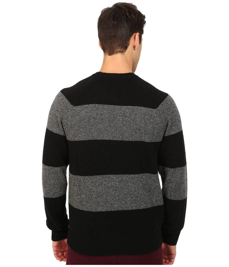 商品Original Penguin|Long Sleeve Jersey Wide Striped Crew w/ Cable Raglan Jersey,价格¥379,第3张图片详细描述