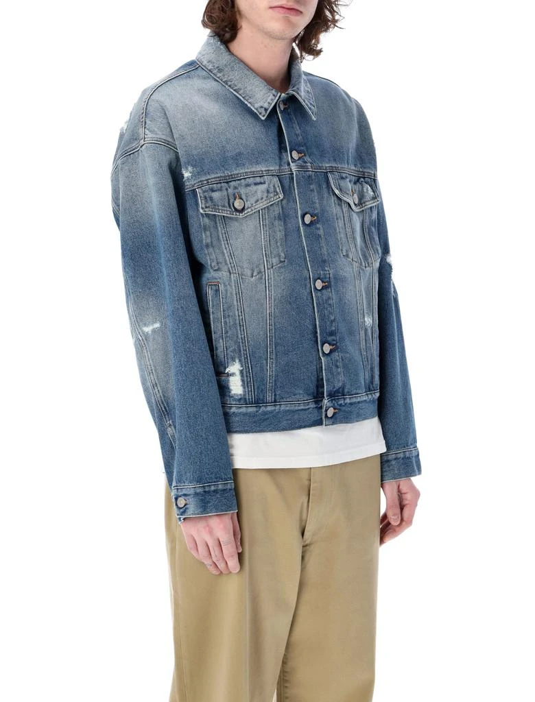 商品MM6|MM6 Maison Margiela Ripped Denim Jacket,价格¥2995,第2张图片详细描述