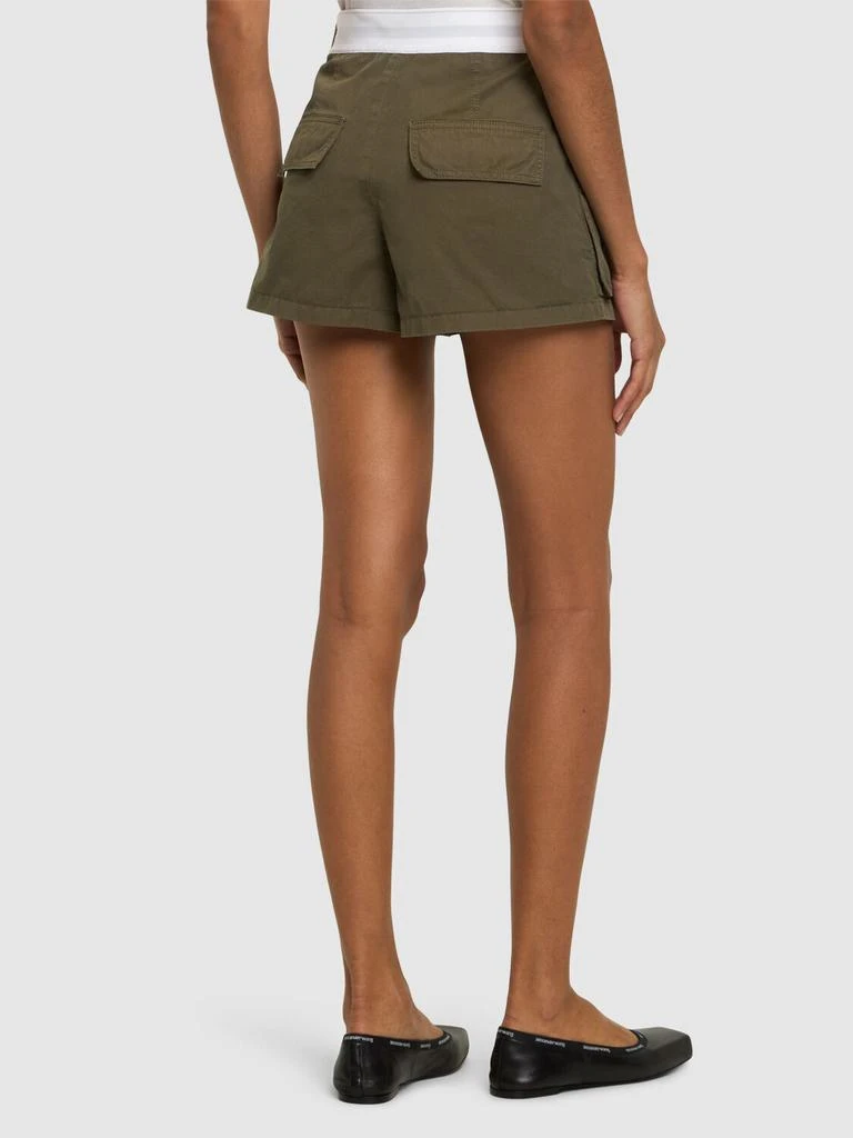 商品Alexander Wang|High Waist Cotton Cargo Shorts,价格¥2548,第2张图片详细描述