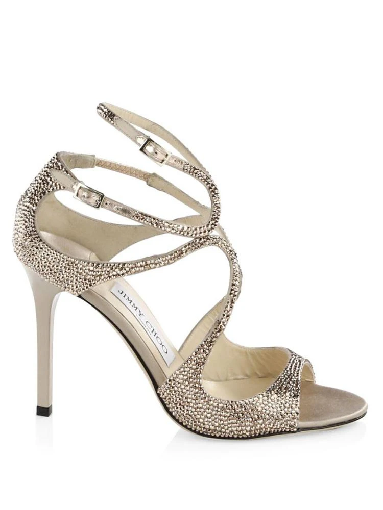 商品Jimmy Choo|Lang Metallic Embellished Heels,价格¥6280,第5张图片详细描述