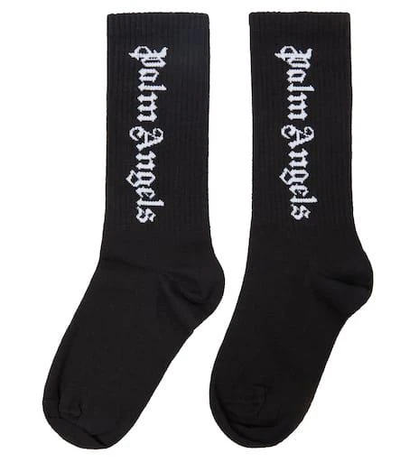 商品Palm Angels|Logo棉质混纺袜子,价格¥215,第3张图片详细描述