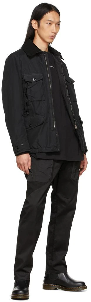 商品Stone Island|Black Micropile David Light-TC Coat,价格¥6379,第4张图片详细描述